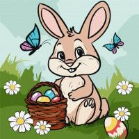 Opakowanie Malowanie po numerach - Koszyk wielkanocny 30x30cm