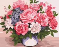 Opakowanie Malowanie po numerach - Kwiatowe piękno 40x50cm