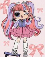 Opakowanie Malowanie po numerach - L.O.L. Surprise! 30x40cm