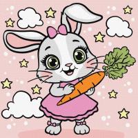 Opakowanie Malowanie po numerach - Marchewka Kids 25x25cm