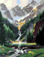 Opakowanie Malowanie po numerach - Miejsce w górach 40x50cm