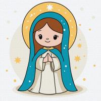 Opakowanie Malowanie po numerach - Miłosierdzie 25x25cm