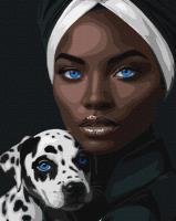 Opakowanie Malowanie po numerach - Niebieskie spojrzenie