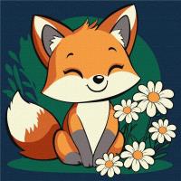 Opakowanie Malowanie po numerach -Piękna lisiczka Kids