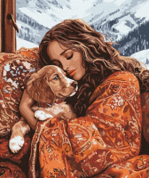 Opakowanie Malowanie po numerach - Przytulanie zwierzaka