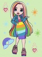 Opakowanie Malowanie po numerach - Rainbow High Amaya Raine