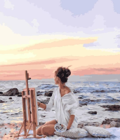 Opakowanie Malowanie po numerach - Świt na wybrzeżu 40x50cm