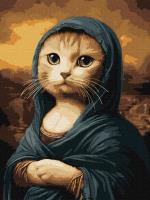 Opakowanie Malowanie po numerach - Tajemnicza Kotka 30x40cm