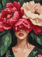 Opakowanie Malowanie po numerach - Tajemnicze piwonie 30x40cm