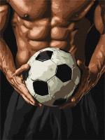 Malowanie po numerach - Tors piłkarza 30x40cm. Wydawca: Ideyka. SmakLiter.pl Opakowanie Malowanie po numerach - Tors piłkarza 30x40cm