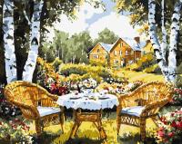 Malowanie po numerach - Wymarzony domek 40x50cm. Wydawca: Ideyka. SmakLiter.pl Opakowanie Malowanie po numerach - Wymarzony domek 40x50cm