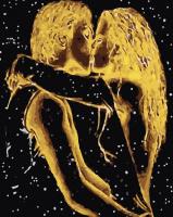 Opakowanie Malowanie po numerach + złota farba - Miłosna...