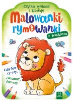 Okładka książki Malowanki rymowanki z lewkiem. Czytam sylabami i koloruję