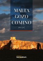 Malta. Gozo. Comino. Autor: Gać Jan. SmakLiter.pl Okładka książki Malta. Gozo. Comino