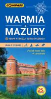 Mapa atrakcji tur. - Warmia i Mazury 1:225 000 w.3. Wydawca: Compass sp z o.o.. SmakLiter.pl Opakowanie Mapa atrakcji tur. - Warmia i Mazury 1:225 000 w.3