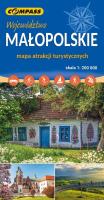 Okładka książki Mapa atrakcji turystycznych - Małopolskie