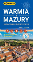 Mapa atrakcji turystycznych Warmia i Mazury. Autor:   Praca zbiorowa. SmakLiter.pl Okładka książki Mapa atrakcji turystycznych Warmia i Mazury