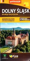Mapa - Dolny Śląsk 250 atrakcji turystycznych. Wydawca: Plan. SmakLiter.pl Opakowanie Mapa - Dolny Śląsk 250 atrakcji turystycznych