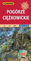 Mapa - Pogórze Ciężkowickie 1:50 000. Autor:   Praca zbiorowa. SmakLiter.pl Okładka książki Mapa - Pogórze Ciężkowickie 1:50 000