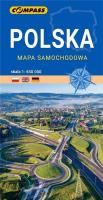 Okładka książki Mapa samochodowa. Polska 1:650 000 lam w.2022