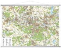 Okładka książki Mapa ścienna Okręg katowicki 1:40 000