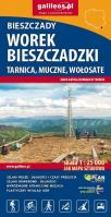 Mapa tur. - Worek Bieszczadzki, Tarnica... w.2022. Autor: red. Grzegorz Zwoliński. SmakLiter.pl Okładka książki Mapa tur. - Worek Bieszczadzki, Tarnica... w.2022