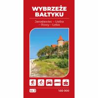 Okładka książki Mapa turystyczna - Wybrzeże Bałtyku cz.3