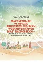 Mapy mentalne w analizie przestrzeni miejskich.... Autor: Tomasz Bodnar. SmakLiter.pl Okładka książki Mapy mentalne w analizie przestrzeni miejskich...