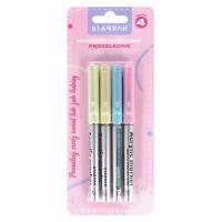 Marker akrylowy w pędzelku pastel 4 kolory. Wydawca: Starpak. SmakLiter.pl Opakowanie Marker akrylowy w pędzelku pastel 4 kolory