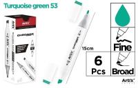 Opakowanie Marker Chromax z 2 końcówk. green 53 (6szt)