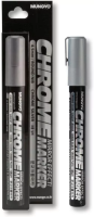 Marker chromowy 4,5mm srebrny MUNGYO. Wydawca: Mungyo. SmakLiter.pl Opakowanie Marker chromowy 4,5mm srebrny MUNGYO