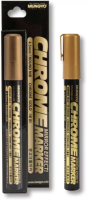 Marker chromowy 4,5mm złoty MUNGYO. Wydawca: Mungyo. SmakLiter.pl Opakowanie Marker chromowy 4,5mm złoty MUNGYO