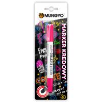 Marker kredowy MUNGYO różowy na blistrze. Wydawca: Mungyo. SmakLiter.pl Opakowanie Marker kredowy MUNGYO różowy na blistrze