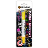 Marker kredowy MUNGYO żółty na blistrze. Wydawca: Mungyo. SmakLiter.pl Opakowanie Marker kredowy MUNGYO żółty na blistrze
