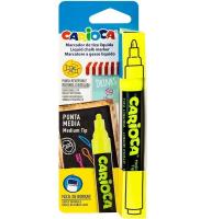 Opakowanie Marker kredowy żółty CARIOCA