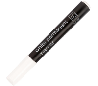 Marker permanentny 2,5mm biały. Wydawca: Koh-I-Noor. SmakLiter.pl Opakowanie Marker permanentny 2,5mm biały