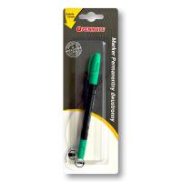 Opakowanie Marker permanentny dwustronny zielony PENMATE