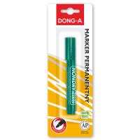 Opakowanie Marker permanentny okrągła końcówka zielony Dong-a blister