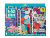 Markery akrylowe 36szt. Wydawca: Stnux. SmakLiter.pl Opakowanie Markery akrylowe 36szt