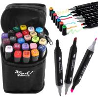 Opakowanie Markery dwustronne w torbie 24 kolory