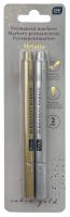 Markery metaliczne Silver/Gold 2szt. Wydawca: INTERDRUK. SmakLiter.pl Opakowanie Markery metaliczne Silver/Gold 2szt