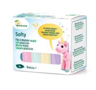 Opakowanie Masa softy 62g x 6 kolorów pastelowych