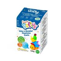 Opakowanie Masa super-softy niebieska 100g