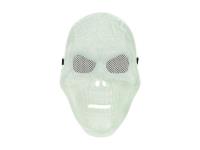 Maska Czaszka świecąca w ciemności 17x27cm. Wydawca: PartyDeco. SmakLiter.pl Opakowanie Maska Czaszka świecąca w ciemności 17x27cm