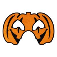 Maska na Halloween flokowana Dynia. Wydawca: ARPEX. SmakLiter.pl Opakowanie Maska na Halloween flokowana Dynia