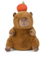 Maskotka Kapibara z jabłkiem 25cm. Wydawca: Daffi. SmakLiter.pl Opakowanie Maskotka Kapibara z jabłkiem 25cm