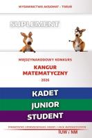 Okładka książki Mat. z wesołym kangurem. Suplement 2026 Kadet...