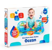 Mata dmuchana wodna Ocean mała. Wydawca: Dumel. SmakLiter.pl Opakowanie Mata dmuchana wodna Ocean mała