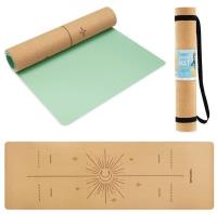 Mata korkowa Savasana. Wydawca: Spokey. SmakLiter.pl Opakowanie Mata korkowa Savasana