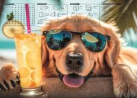 Opakowanie Mata na biurko z nadrukiem chillout dog